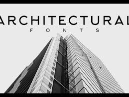 best architectural fonts free
