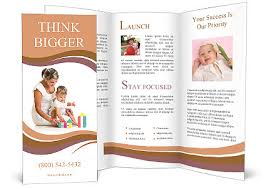Mother And Baby Brochure Template Design Id 0000007382