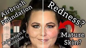 airbrush makeup review redness