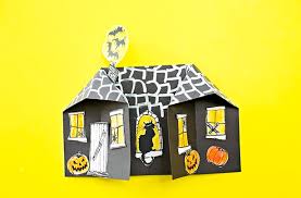 3d Spooky Paper Haunted House Craft