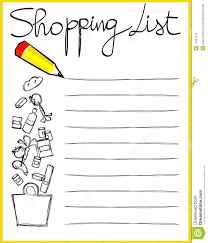 Shopping List Stock Vector Illustration Of Memos Tomato
