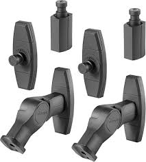 Rocketfish Tilting Wall Mounts For Most Small Speakers 2 Pack Black