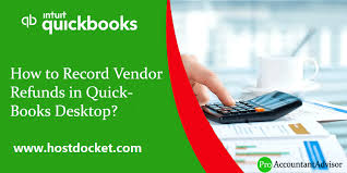 record vendor refund in quickbooks