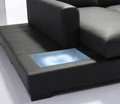 T35 Mini Sectional Sofa In Black Eco