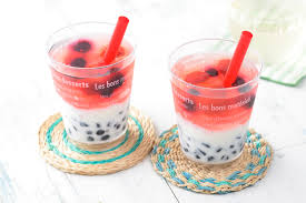 Drinkable Straw Jelly Tapioca Desserts Now Serving At Ginza