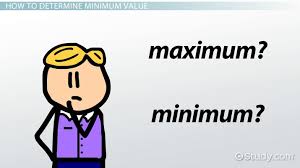 minimum values definition concept