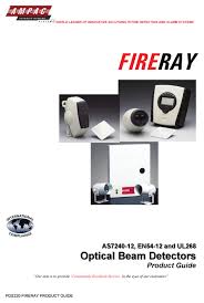 ampac fireray 2000 security sensor