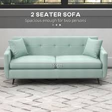 Homcom 165cm 2 Seater Sofa For Living