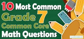 7th Grade Common Core Math Questions