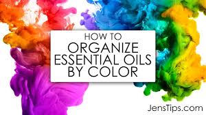 How To Organize Essential Oils Essential Oil Usage Grouping Color Order