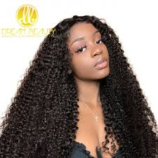 However, using the wrong care products or washing techniques can drastically reduce the life expectancy of your human hair wig. Elegants Kinky Curly Brazilian Lace Front Human Hair Wigs With Baby Hair Bleached Knots Remy Pre Plucked Lace Front Wig Human Hair Lace Wigs