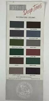 Devoe Raynolds Paint Company Advertising Color Chart