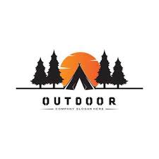 Camping Outdoor Logo Icon Vector