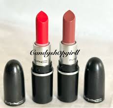2x mac cosmetics mini matte lipsticks