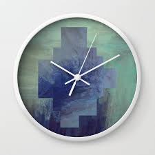 Geometrix Wall Clock By B Fitz Arts