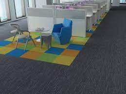 matte office non woven carpet tiles