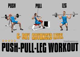 push pull leg workout for advanced lifters