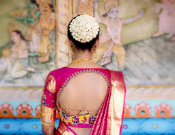 45 Unique Blouse Back Designs Spotted On Real Brides