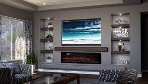Tv Above Linear Fireplace Traditional