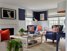 75 living room with blue walls ideas