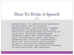 How to Write a Speech   ThePensters com