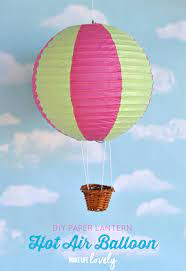 hot air balloon paper lantern
