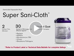 super sani cloth germicidal disposable