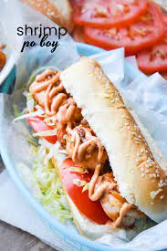 shrimp po boy sandwich recipe call