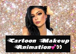 create a makeup cartoon animation of you
