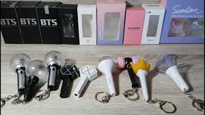 Kpop Light Stick Keyring Collection July 2018 Youtube