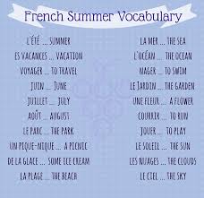 52 fun french voary words and
