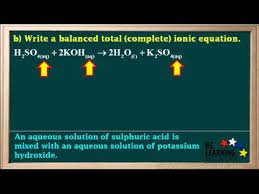 Wcln Writing Ionic Equations