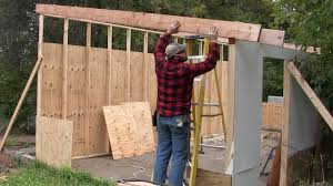 building a storage shed start to