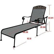 This suggestions helps you to decide wrought iron chaise lounge chairs as a result, by learning there is certainly a large number of things rearrange an area. Mainstays Jefferson Wrought Iron Chaise Lounge Black 206 96 Picclick