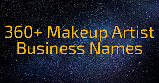 360 makeup artist business names
