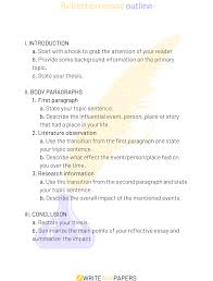 A reflection paper is an essay in which you are to describe your thoughts and ideas about the conception of reflection paper resembles a narrative essay a little. A Brief Guide On How To Write An Outstanding Reflection Paper