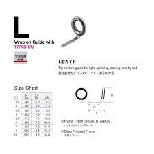 Details About Fuji T Lsg Size 4 Rod Guide Titanium Frame Sic X 1 Piece 4405