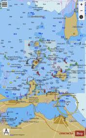 Islands In Lake Erie Including Sandusky Bay Ohio Marine