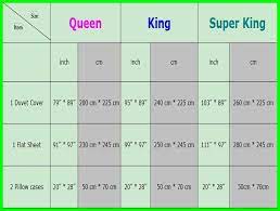 super king bedding dimensions 60