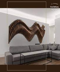 Parametric Wood Wall Art 3d Large Wall