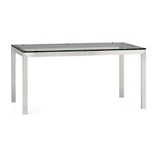 stainless steel base dining tables