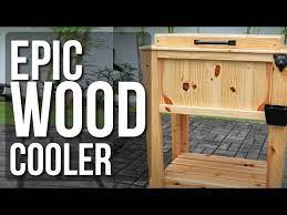 diy wood cooler project perfect for