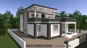 4 bedroom flat roof maisonette house