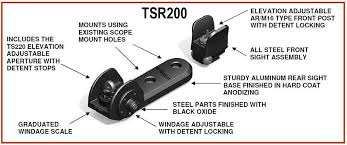 ruger 10 22 s tech sights