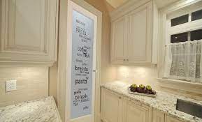 Pantry Doors Feature Custom Glass