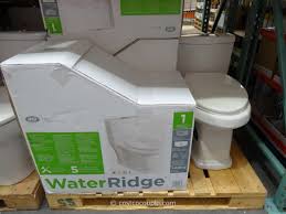 water ridge 1 piece elongated toilet