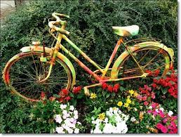 Bike Planter Paint Bike Bicycle Decor