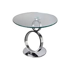 Canadian Ring End Table Silver