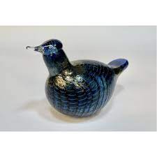 Vintage Blown Glass Bird Figurine By