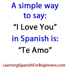 how do you say i love you in spanish